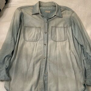 Madewell Light Blue Button Down Shirt